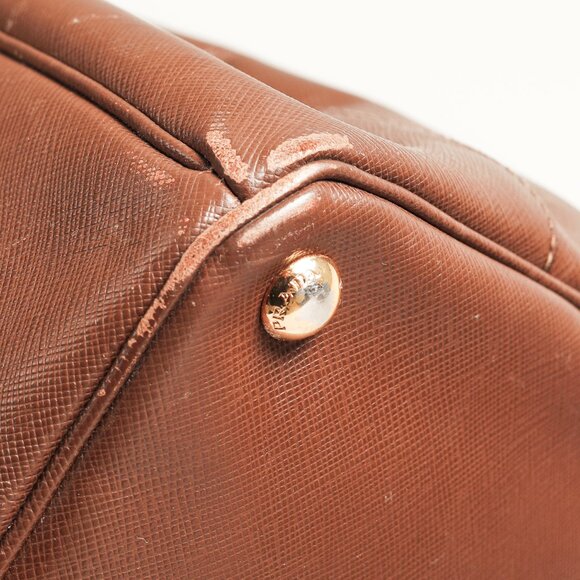 Prada Galleria Medium Brown Saffiano Leather Tote - Picture 6 of 15